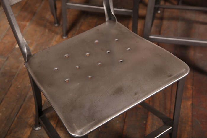 Vintage Metal Dining Chairs vintage industrial, metal toledo dining chairs, set of 10 - get Vintage Metal Dining Chairs vintage industrial, metal toledo dining chairs, set of 10 - get