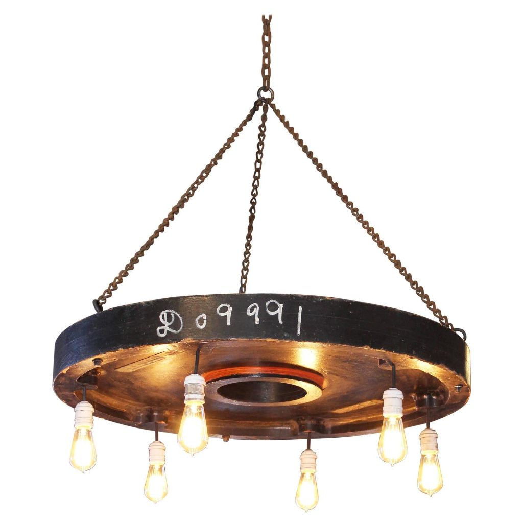 Vine Rustic Chandelier Hanging Pendant Lighting Six Vine Rustic Chandelier Hanging Pendant Lighting Six Edison Bulbs